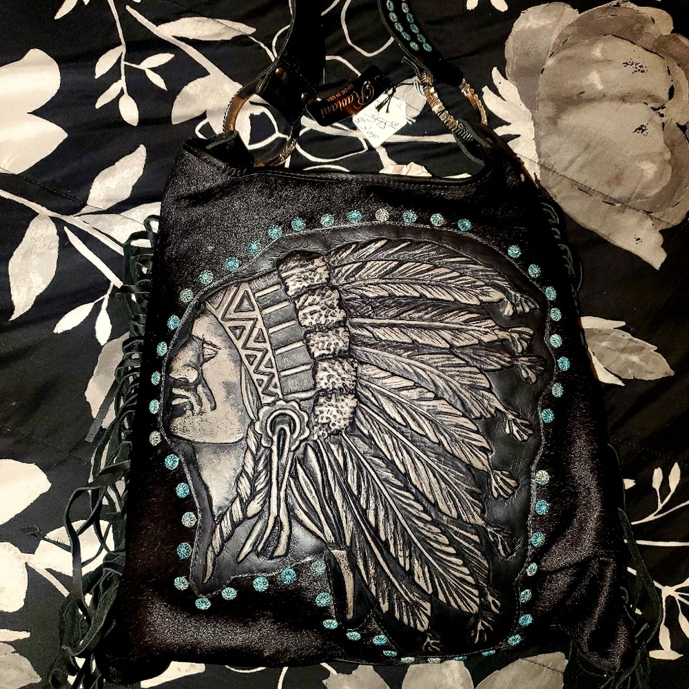 Indian head tote bag